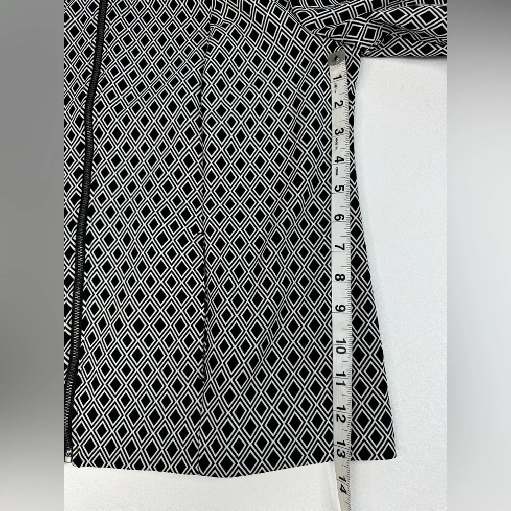 Chico's Perfect Stretch Jacquard Geometric Jacket Chico’s 1 Us 8